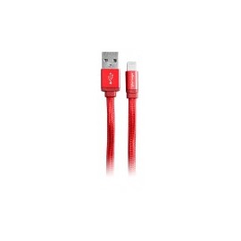 Cable Vorago USB 2.0 A Macho - Lightning Macho, 1 Metro, Color Rojo
