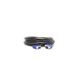 Cable VGA D-Sub Macho - VGA D-Sub Macho Vorago, 10 Metros, Color Negro