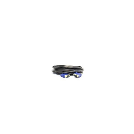 Cable VGA D-Sub Macho - VGA D-Sub Macho Vorago, 10 Metros, Color Negro