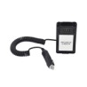 Cable Adaptador W&W, para Corriente para Radios Kenwood NX200, Alternativa para Baterías: KNB47L y KNB48L.