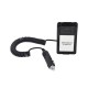 Cable Adaptador W&W, para Corriente para Radios Kenwood NX200, Alternativa para Baterías: KNB47L y KNB48L.