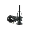Antena Mini de Montaje Magnético Weboost, con Cable RG174 y Conector SMA Macho, Rango de Frecuencias 700-960 MHz, 1710-2270 MHz