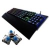 Teclado Gaming Flare Serie 2000 YeYian, QWERTY, Español, Color Negro, Multicolor, Alámbrico, Switch Azul