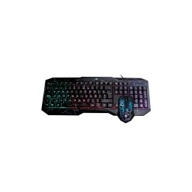 Kit de Teclado y Mouse Gaming YeYian, USB, Alámbrico, 1000 DPI, Color Negro