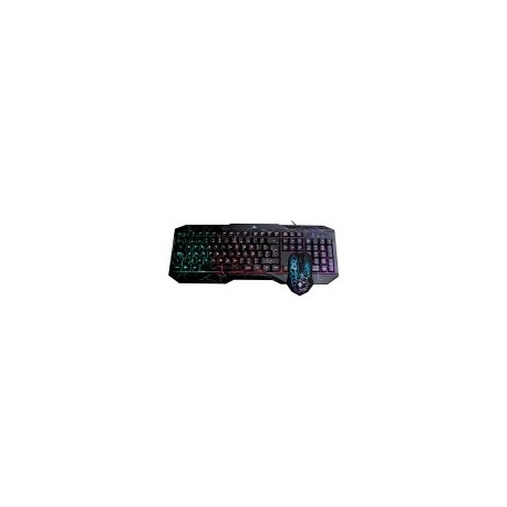 Kit de Teclado y Mouse Gaming YeYian, USB, Alámbrico, 1000 DPI, Color Negro