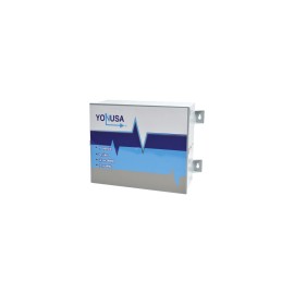 Energizador de 12,000Volts-.9Joules Yonusa, 250 Metros de Protección para 5 Lineas, Activado por atenuación de Voltaje, Corte d