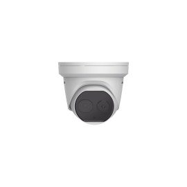 Cámara Tipo Torreta IP Dual Hikvision, Térmica 3.1mm, 2 Megapixel, 15 Metros IR, IP67, PoE, Termométrica