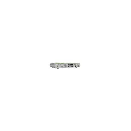 Switch Administrable PoE CentreCOM GS970M Allied Telesis, Capa 3, de 8 Puertos 10/100/1000 Mbps, 2 SFP Gigabit, 124 W