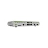 Switch Administrable PoE CentreCOM GS970M Allied Telesis, Capa 3, de 8 Puertos 10/100/1000 Mbps, 2 SFP Gigabit, 124 W
