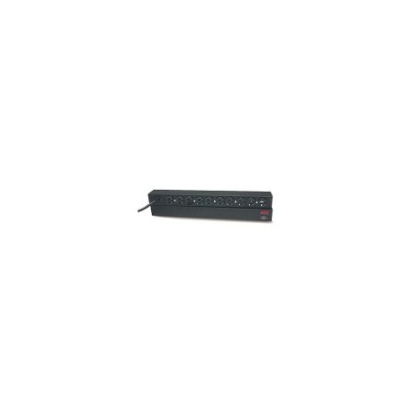 Unidad de PDU Multicontacto APC, para Montaje en Rack, Linea Basico 1U,15A,120V,10 Contactos