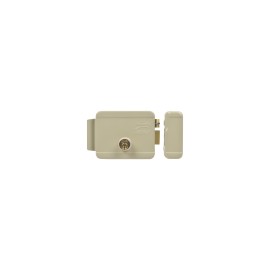 Cerradura Eléctrica Derecha Exterior Assa Abloy, Incluye llave, Color Beige