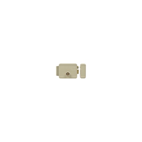 Cerradura Eléctrica Derecha Exterior Assa Abloy, Incluye llave, Color Beige