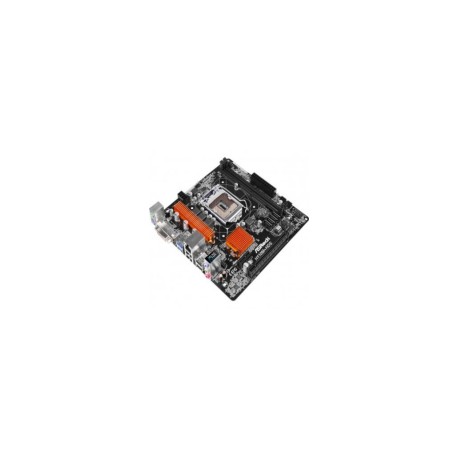 Tarjeta Madre Micro ATX ASRock, S-1151, Intel H110, 32GB DDR4, 2 USB 3.0, 4 USB 2.0, HDMI, DVI-D, para Intel