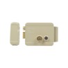Cerradura Eléctrica Izquierda Exterior Con Botón De Salida Assa Abloy, Incluye llave, Color Beige