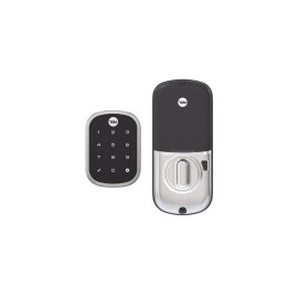 Cerradura Autónoma ASSURE YRD256 Assa Abloy, Niquel Satinado, Teclado Discreto al Frente, PIN, Posible Integración con Zwave, A