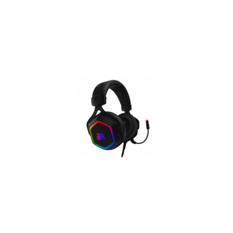 Diadema Gamer Balam Rush, RGB, 7.1 Canales, Micrófono, Alámbrico, USB, Color Negro c/ Luces Multicolor