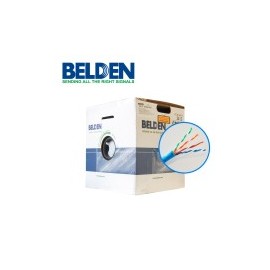 Bobina de Cable Cat6 UTP Belden, 305 Metros, Color Azul