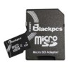 Memoria Micro SD BlackPcs, 8 GB, Color Negro, Clase 4