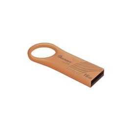 Memoria USB BlackPcs, 16 GB, USB 2.0, Lectura 12 MBs, Escritura 4 MBs, Color Bronce