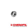 Tuerca Hexagonal Charofil, de 1/4", con Acabado Electro Zinc